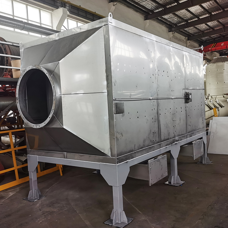 Adsorpcijska kutija s aktivnim ugljenom od nehrđajućeg čelika 304, struktura s gornjim punjenjem i bočnim istovarom