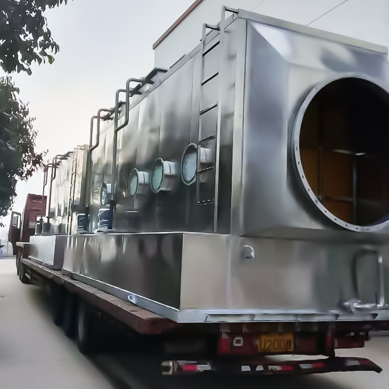 304 vodoravni toranj za čišćenje od nehrđajućeg čelika